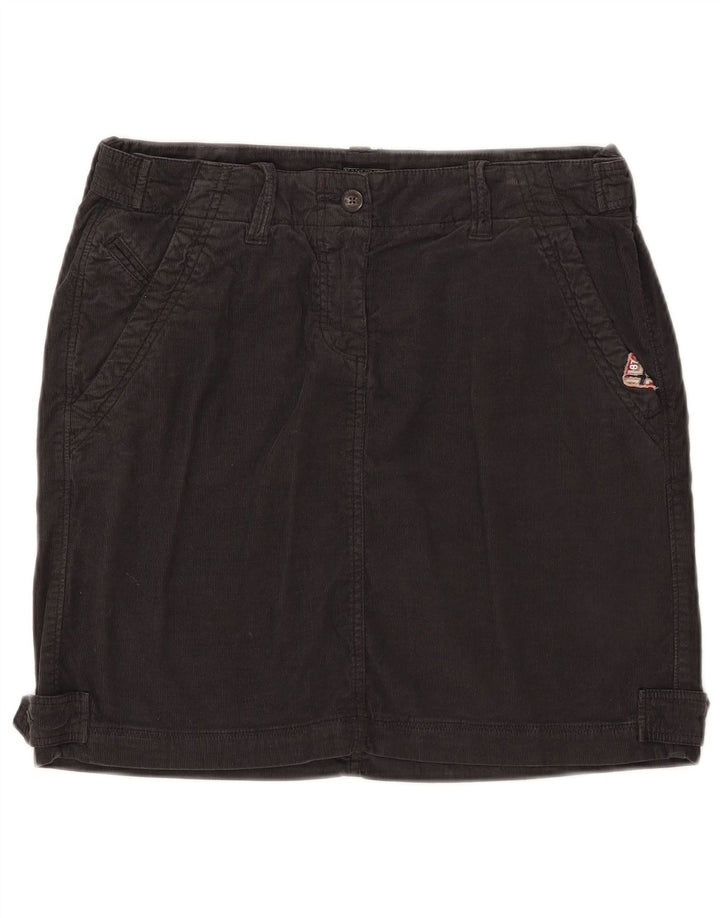 NAPAPIJRI Γυναικεία Geographic Κοτλέ φούστα IT 44 Medium W32 Μαύρη βαμβακερή