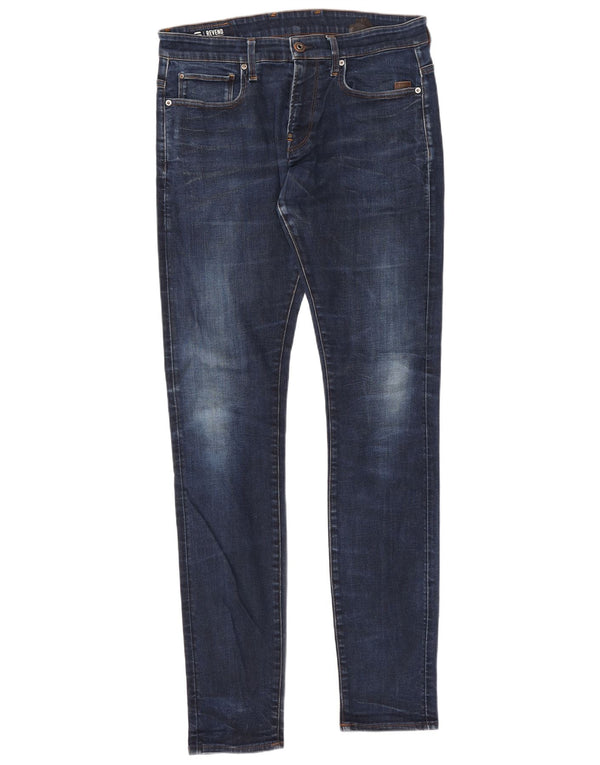Ανδρικά G-Star Revend Skinny Jeans W34 L36 Blue Cotton