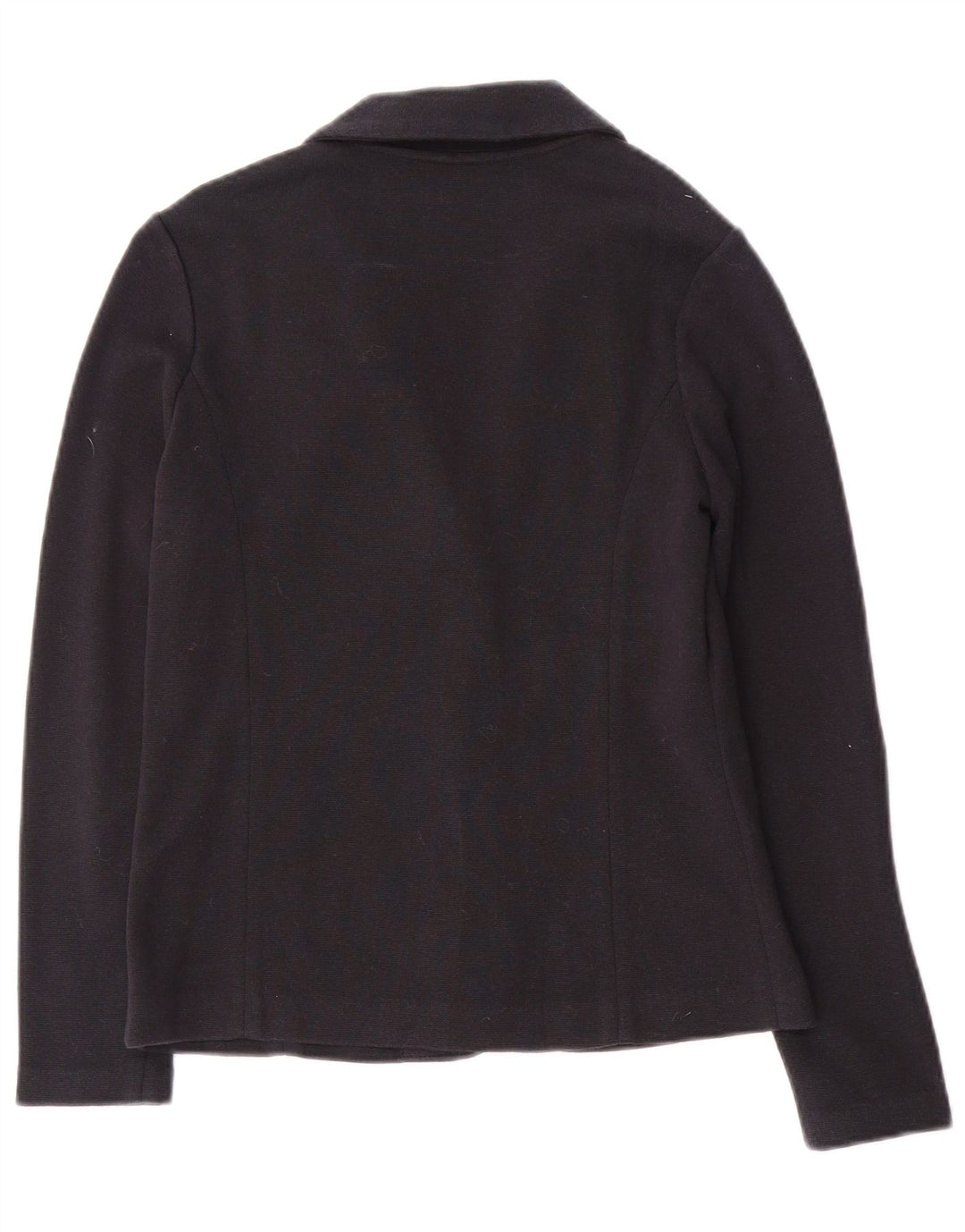 Laura Ashley Γυναικείο πλεκτό σακάκι με 3 κουμπιά UK 8 Small Navy Blue από βαμβάκι
