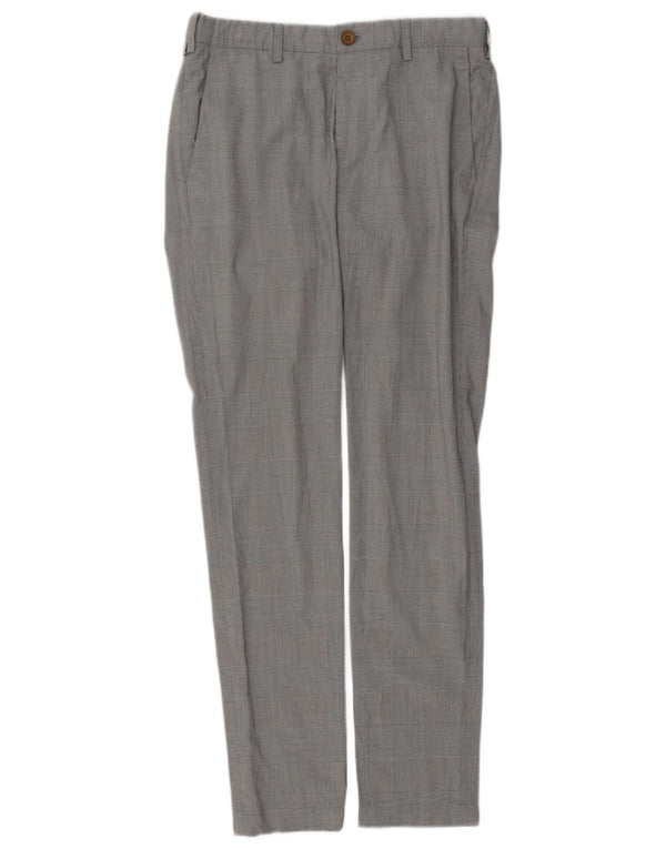 Ανδρικό παντελόνι Chino ZARA Slim EU 38 Small W30 L31 Grey Houndstooth
