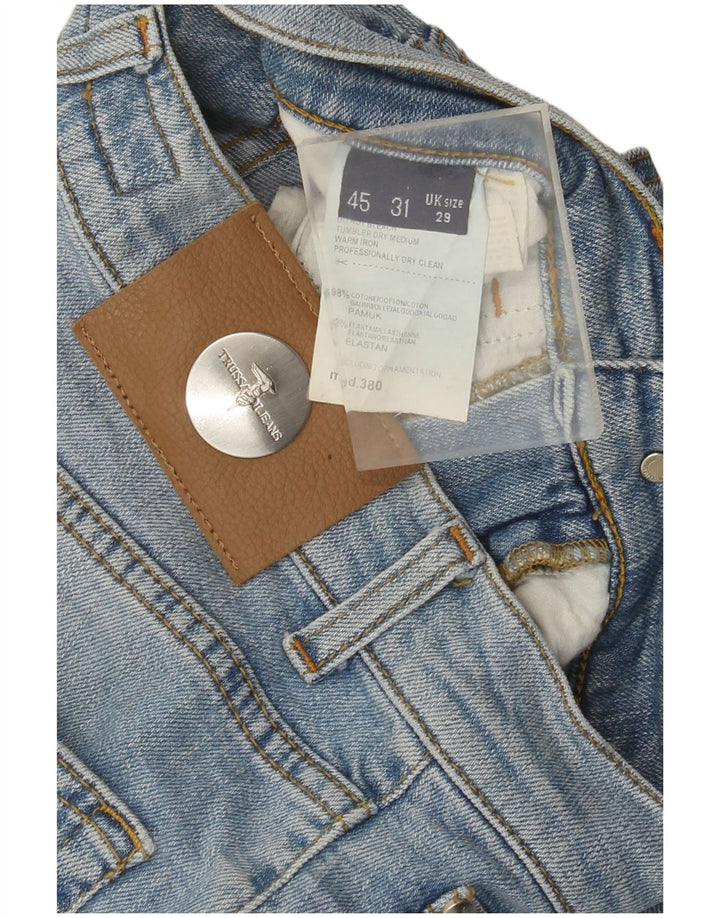Γυναικείο τζιν Trussardi ίσιο W29 L31 Μπλε βαμβακερό