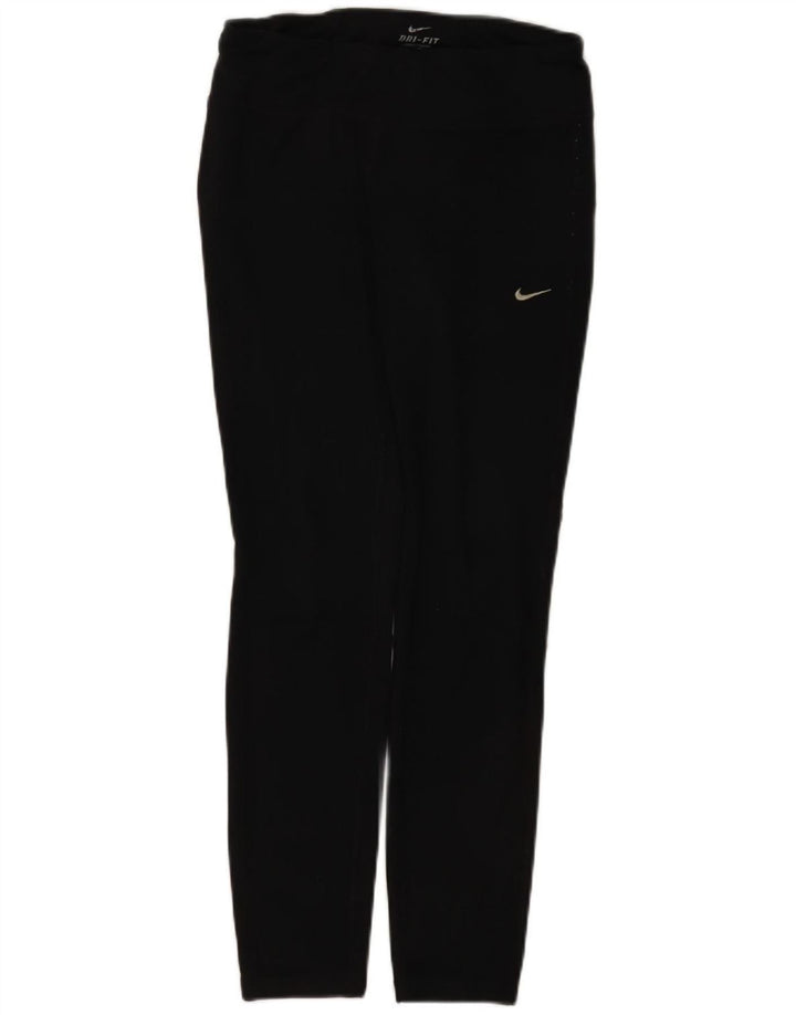 Γυναικεία κολάν Nike Dri Fit UK 12 μεσαίου μαύρου πολυεστέρα