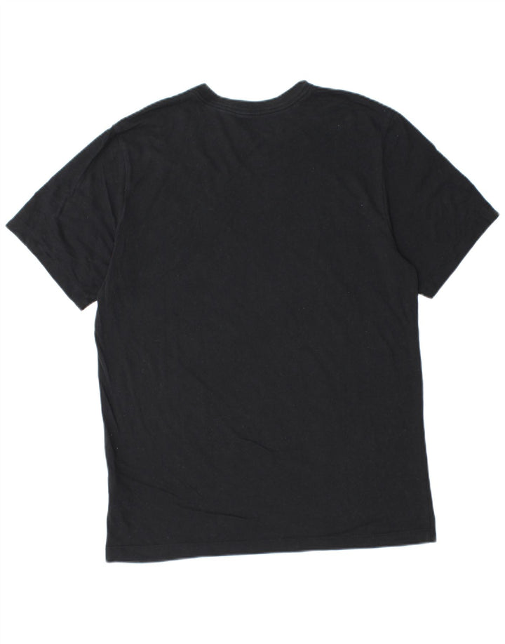 Ανδρικό T-Shirt με γραφικό αθλητικό κόψιμο Nike, μεσαίο μαύρο