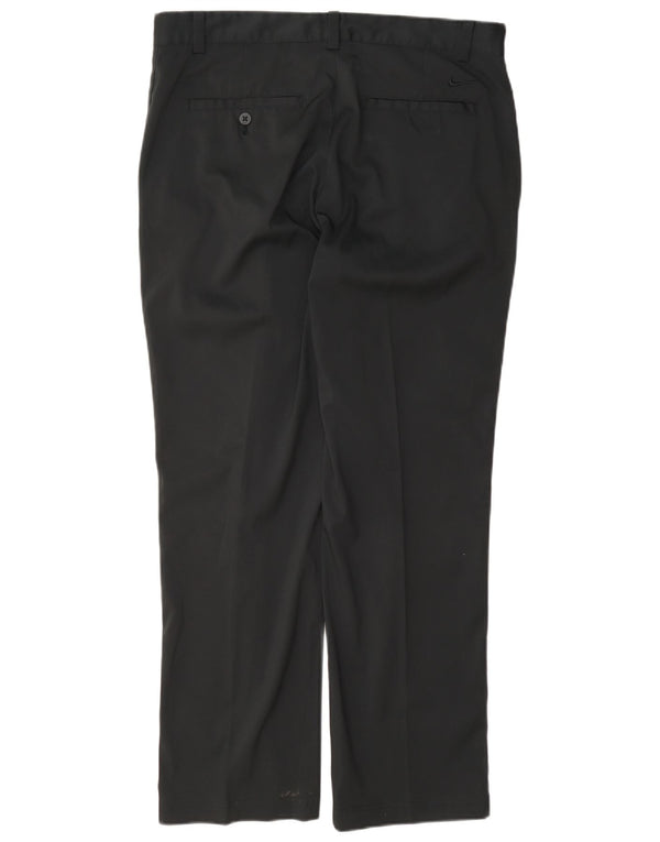 Ανδρικό ίσιο παντελόνι Chino Golf Nike W32 L30 μαύρο πολυεστέρα