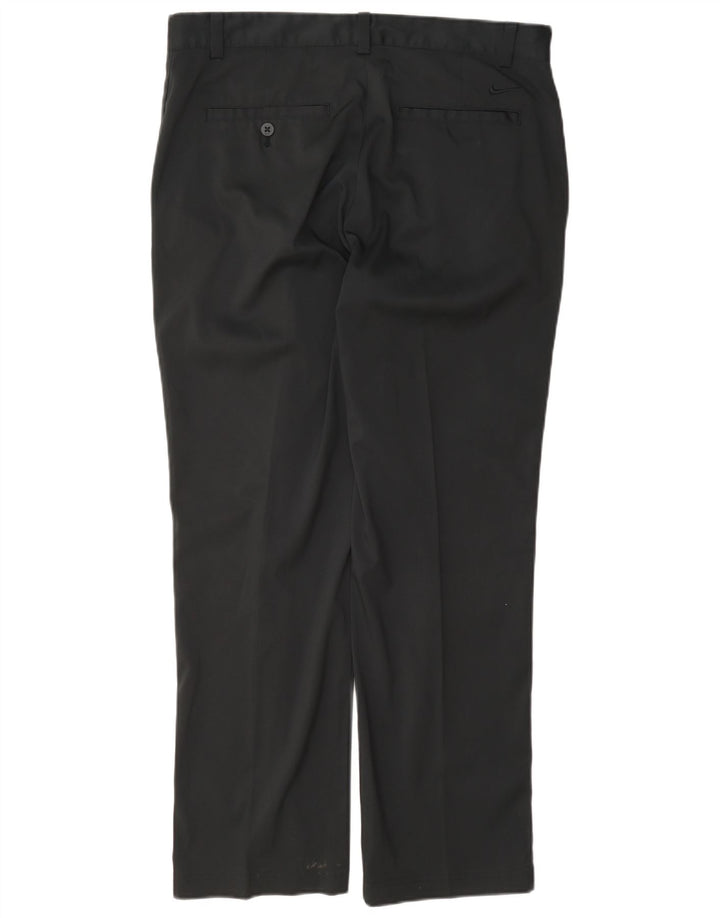 Ανδρικό ίσιο παντελόνι Chino Golf Nike W32 L30 μαύρο πολυεστέρα