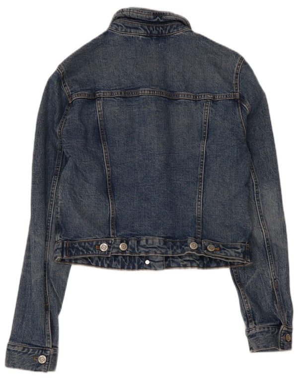 Zara Γυναικείο Τζιν Μπουφάν UK 10 Small Blue
