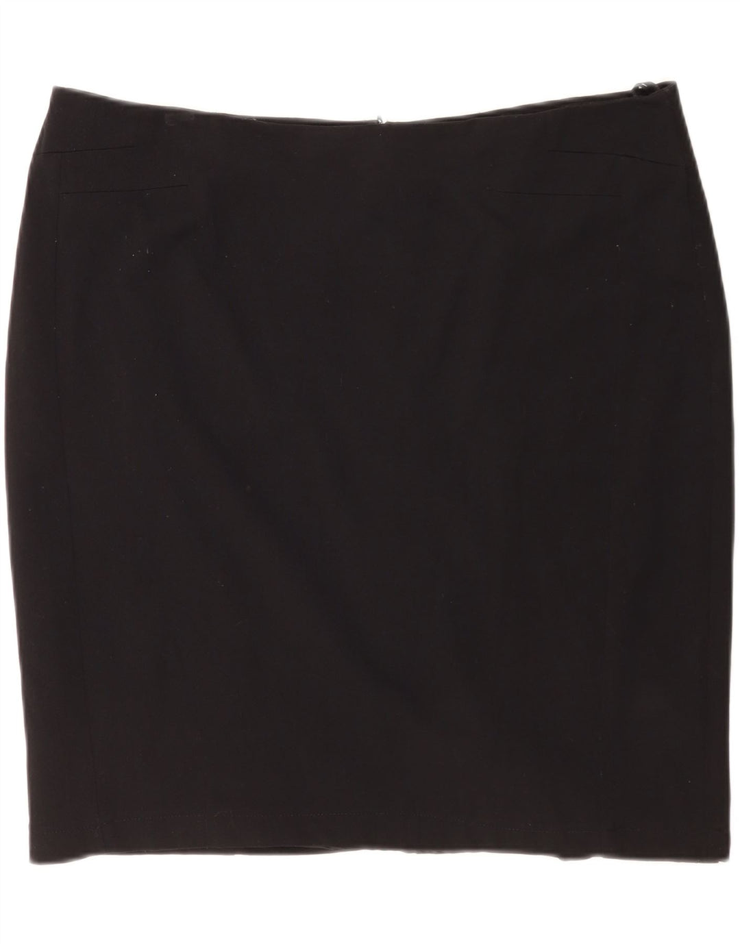 Marks & Spencer Γυναικεία Pencil Φούστα UK 20 2XL W38 Μαύρο Πολυεστέρας