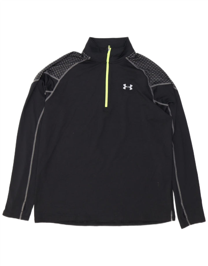 Ανδρική φόρμα φόρμας πουλόβερ με φερμουάρ UNDER Armour Top XL Μαύρο