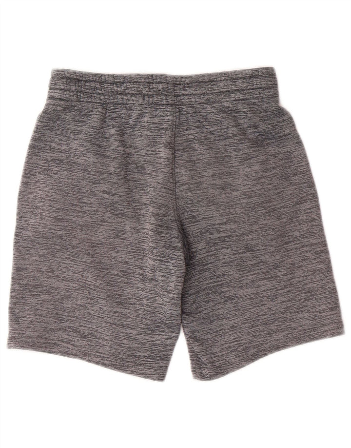 UNDER ARMOUR Boys Sport Shorts 9-10 Years Medium Grey Flecked Polyester
