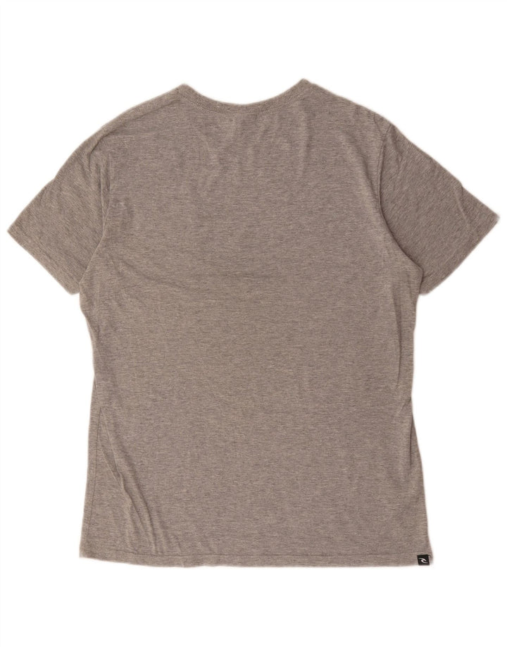 Ανδρικό T-Shirt Rip Curl Top Μικρό βαμβακερό γκρι με φλύκταινες