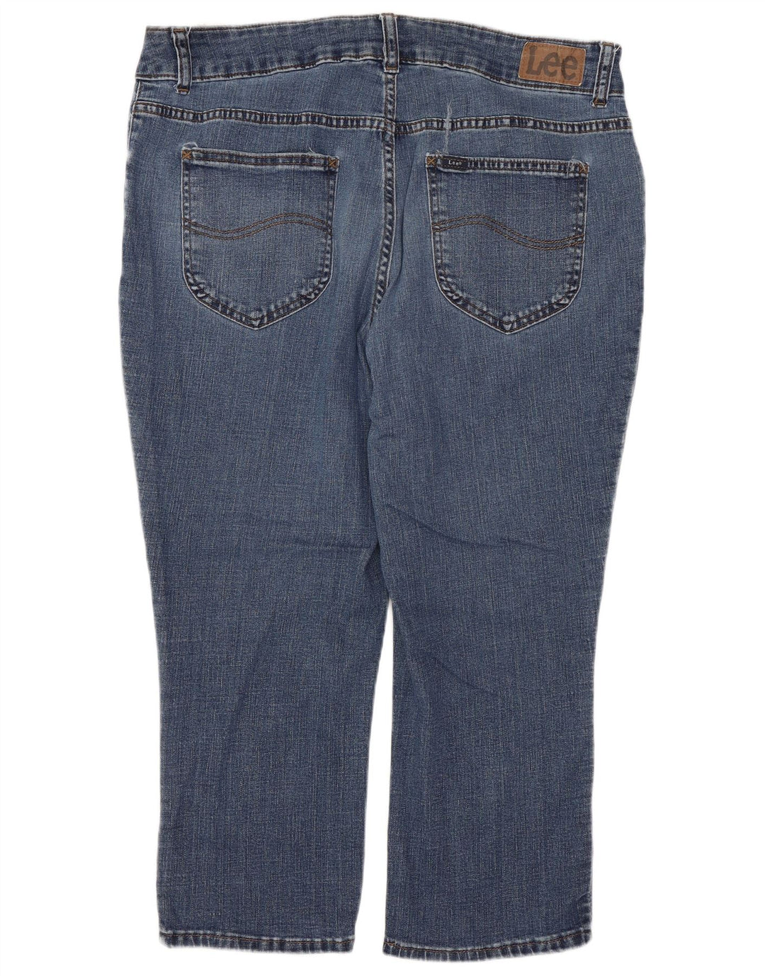 Lee Womens Capri Jeans US 18 2XL W36 L11 Μπλε βαμβακερό