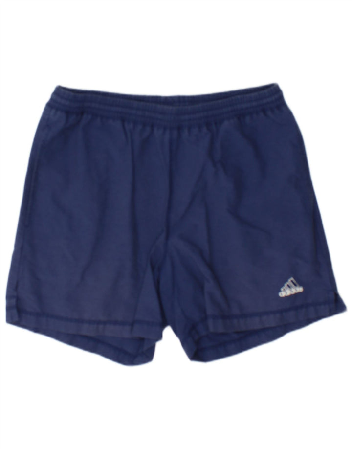 Ανδρικό αθλητικό σορτς Adidas, μεσαίο μπλε βαμβακερό