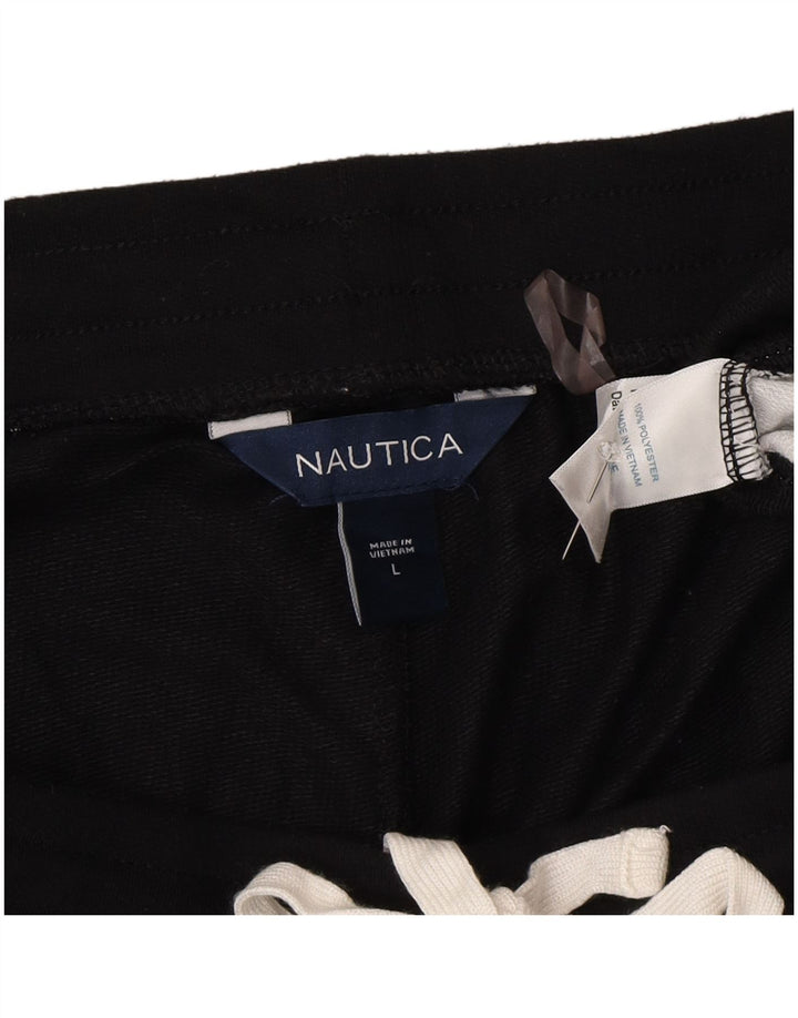 Γυναικεία αθλητική φόρμα Nautica Παντελόνι UK 14 Large Black Colorblock Polyester