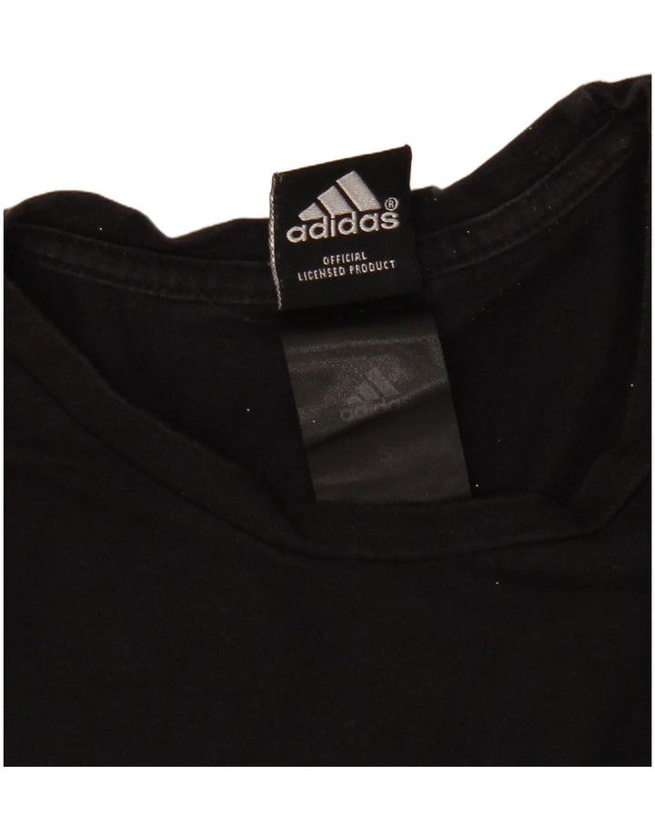 Adidas Ανδρικό T-Shirt με γραφικό κάλυμμα, μαύρο, μαύρο