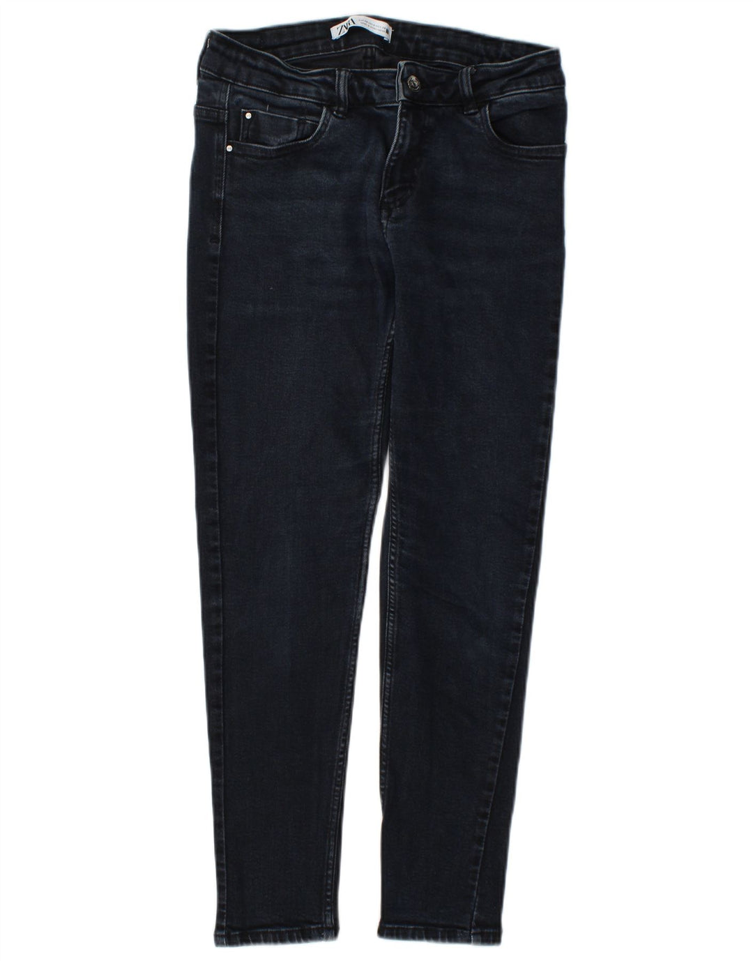 Zara Γυναικείο Slim Jeans EU 40 Medium W30 L26 Navy Blue Cotton