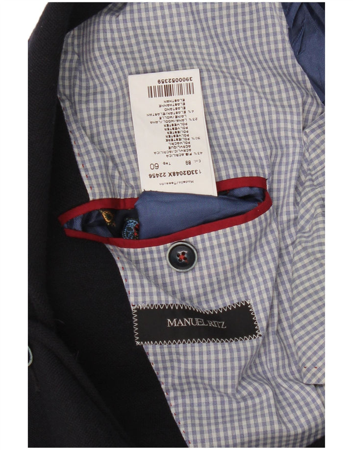 Manuel Ritz Ανδρικό σακάκι με 3 κουμπιά σακάκι IT 60 5XL Navy Blue Acrylic