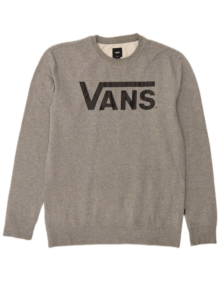 Ανδρικό γραφικό φούτερ VANS Jumper Μεσαίο γκρι βαμβακερό