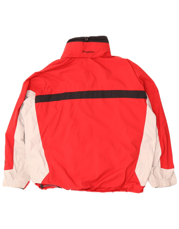 Columbia Ανδρικό μπουφάν βροχής με κουκούλα UK 42 XL κόκκινο νάιλον