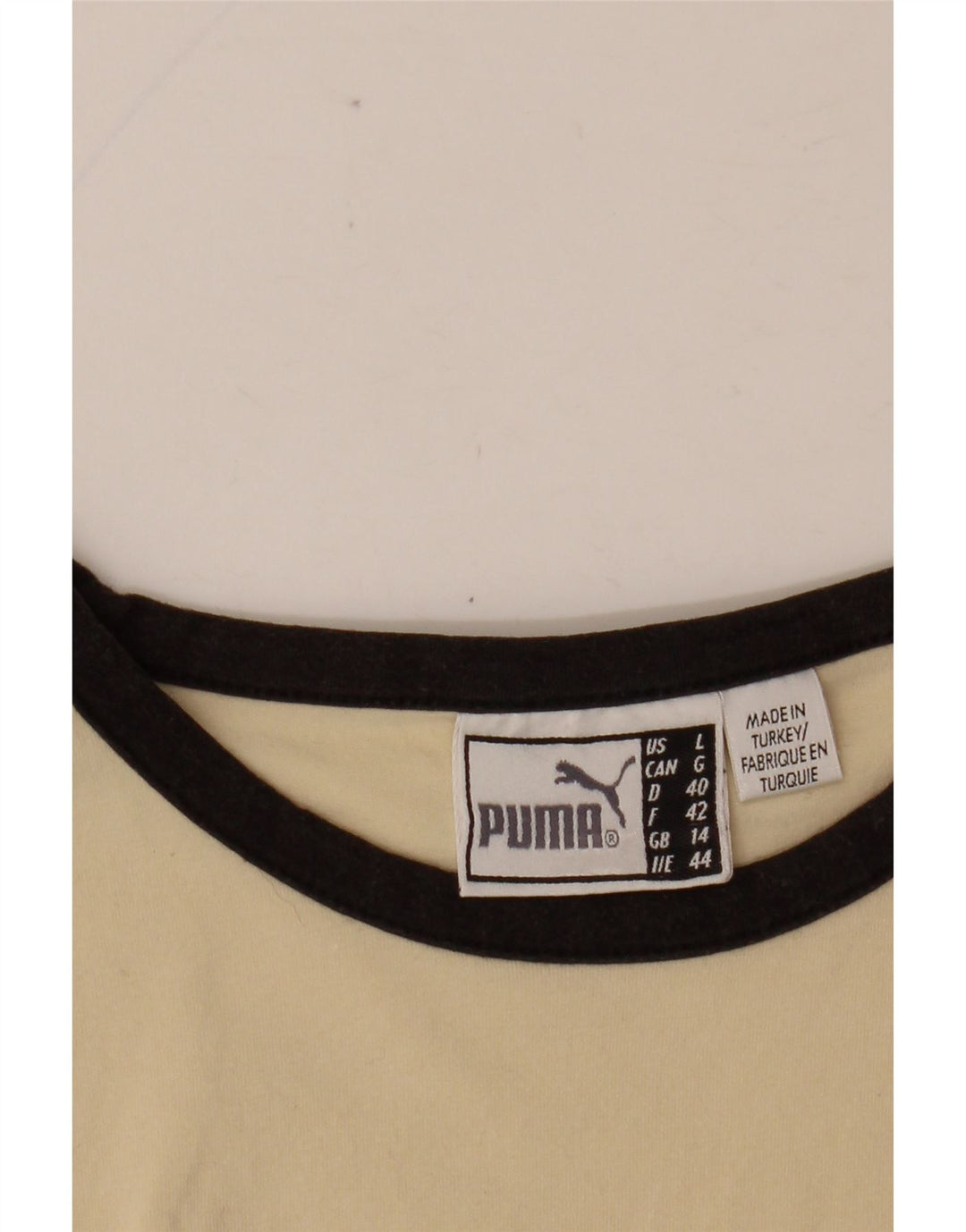 Γυναικείο γραφικό μπλουζάκι PUMA Top UK 14 Large Off White