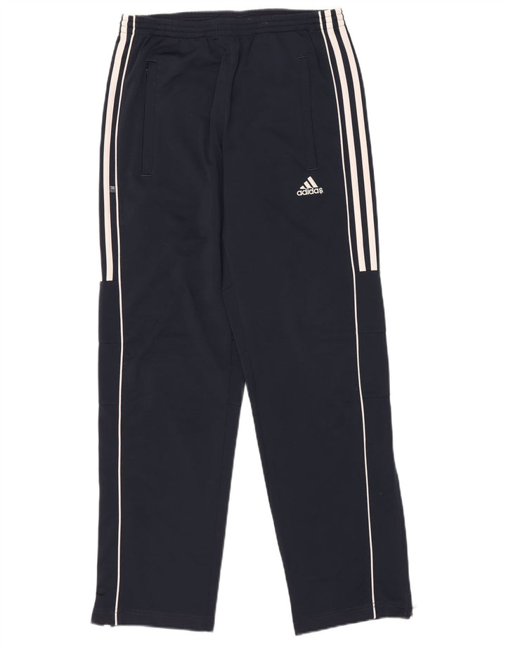 Παντελόνι αθλητικής φόρμας Adidas Boys 13-14 Years Navy Blue Polyester