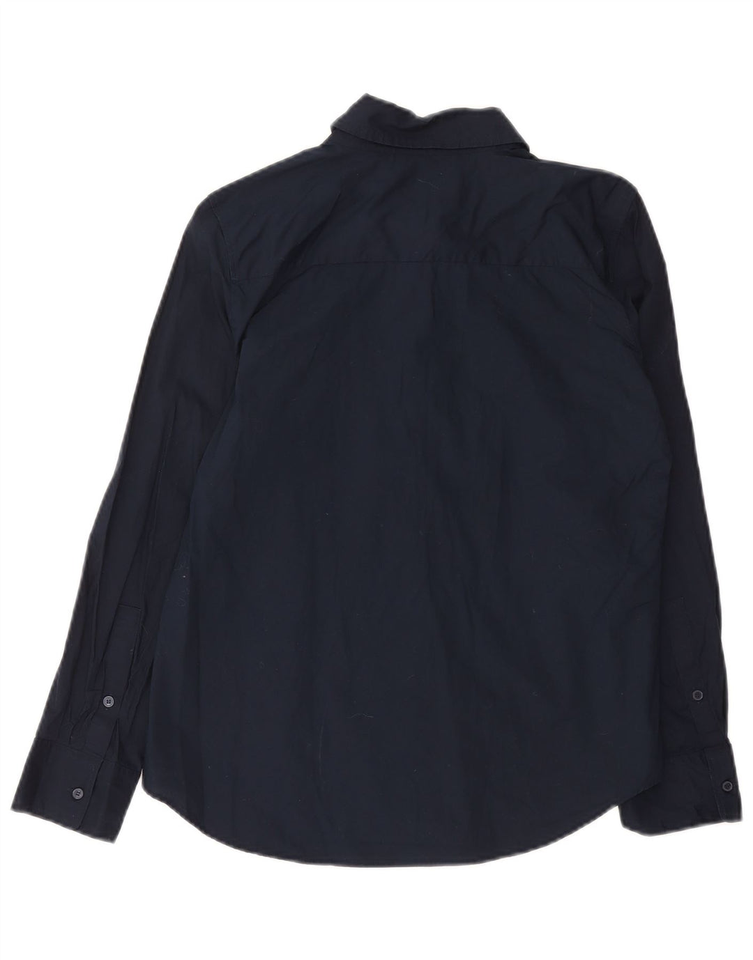 TOMMY HILFIGER Mens Oversized Shirt UK 10 Small Navy Blue Cotton