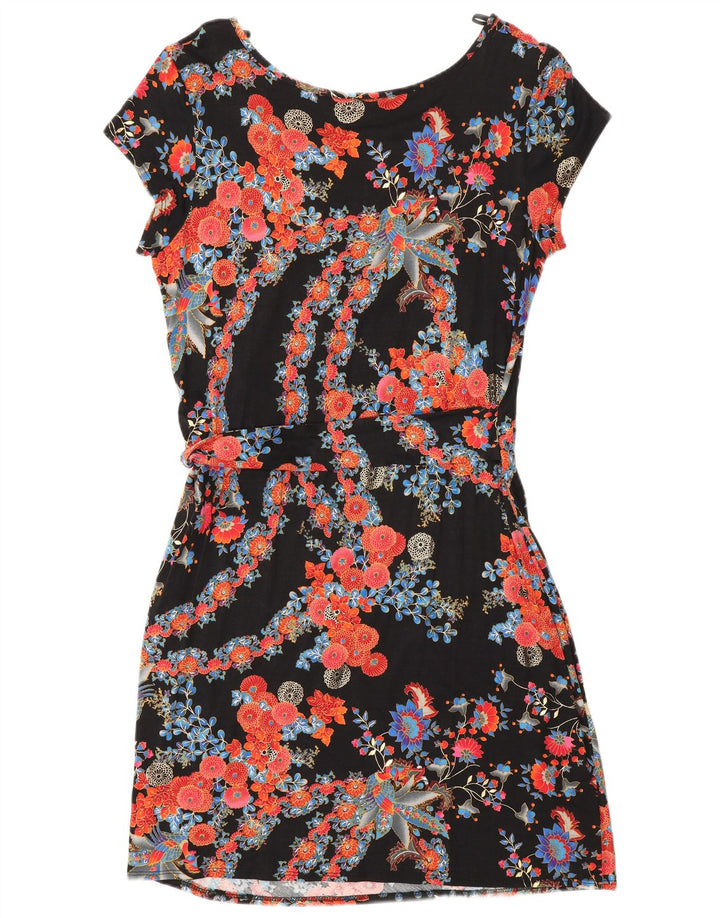 Wallis Γυναικείο Wrap Dress UK 16 Μεγάλη πολύχρωμη φλοράλ βισκόζη