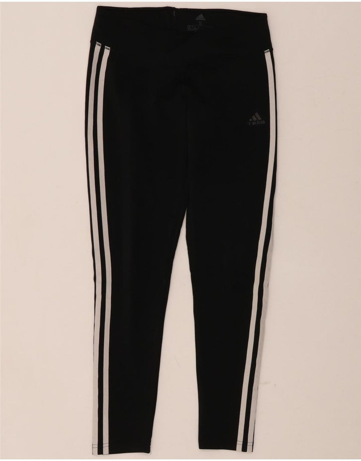 Γυναικεία κολάν ADIDAS Climalite UK 8/10 Small Black Polyester