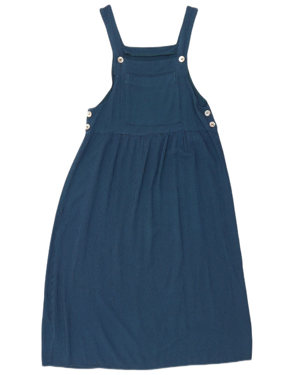 Vintage γυναικείο φόρεμα Pinafore UK 14 Medium Blue