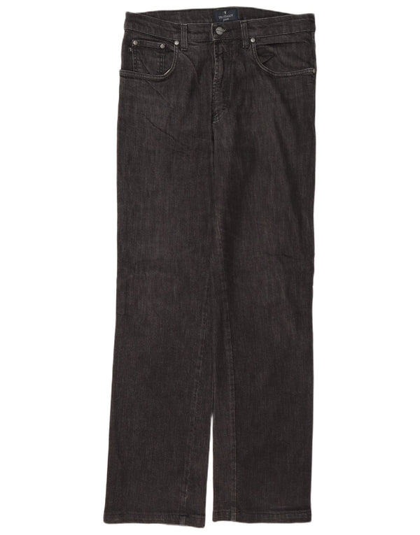 Ανδρικό τζιν Trussardi ίσιο W34 L33 Γκρι βαμβακερό
