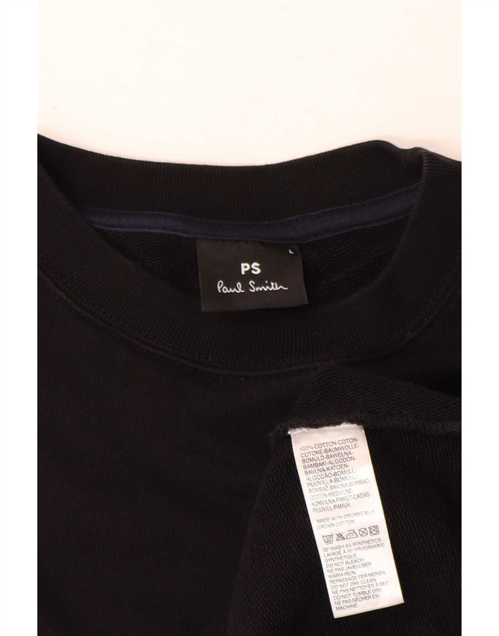 Ανδρικό φούτερ Paul Smith Jumper μεγάλο μαύρο βαμβακερό