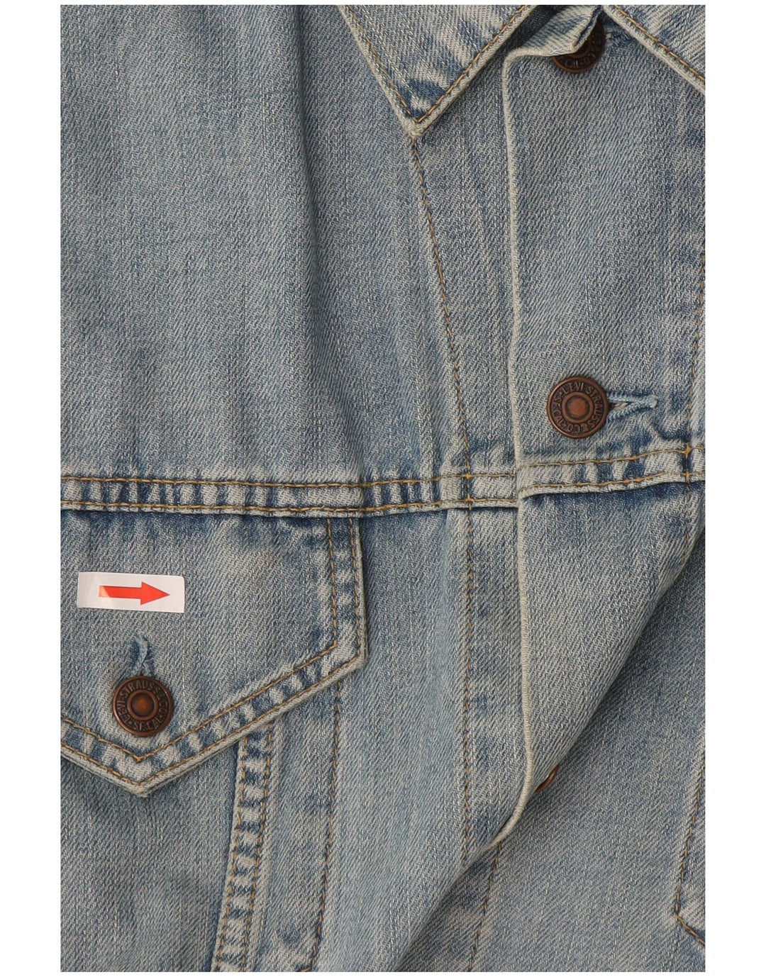 Ανδρικό τζιν μπουφάν Levi's UK 40 Large Blue
