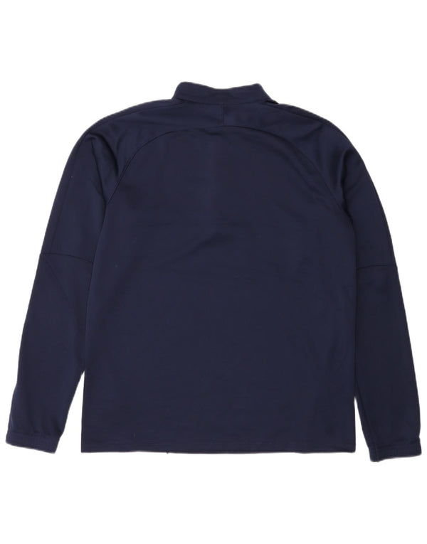 Ανδρική φόρμα πουλόβερ με φερμουάρ PUMA Top Large Navy Blue