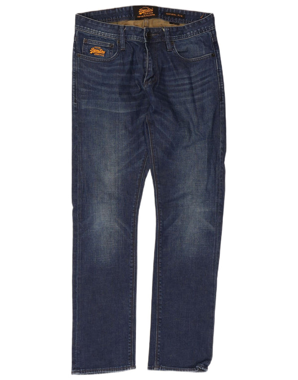 Superdry Ανδρικό τζιν Corporal Slim W32 L30 Blue Cotton