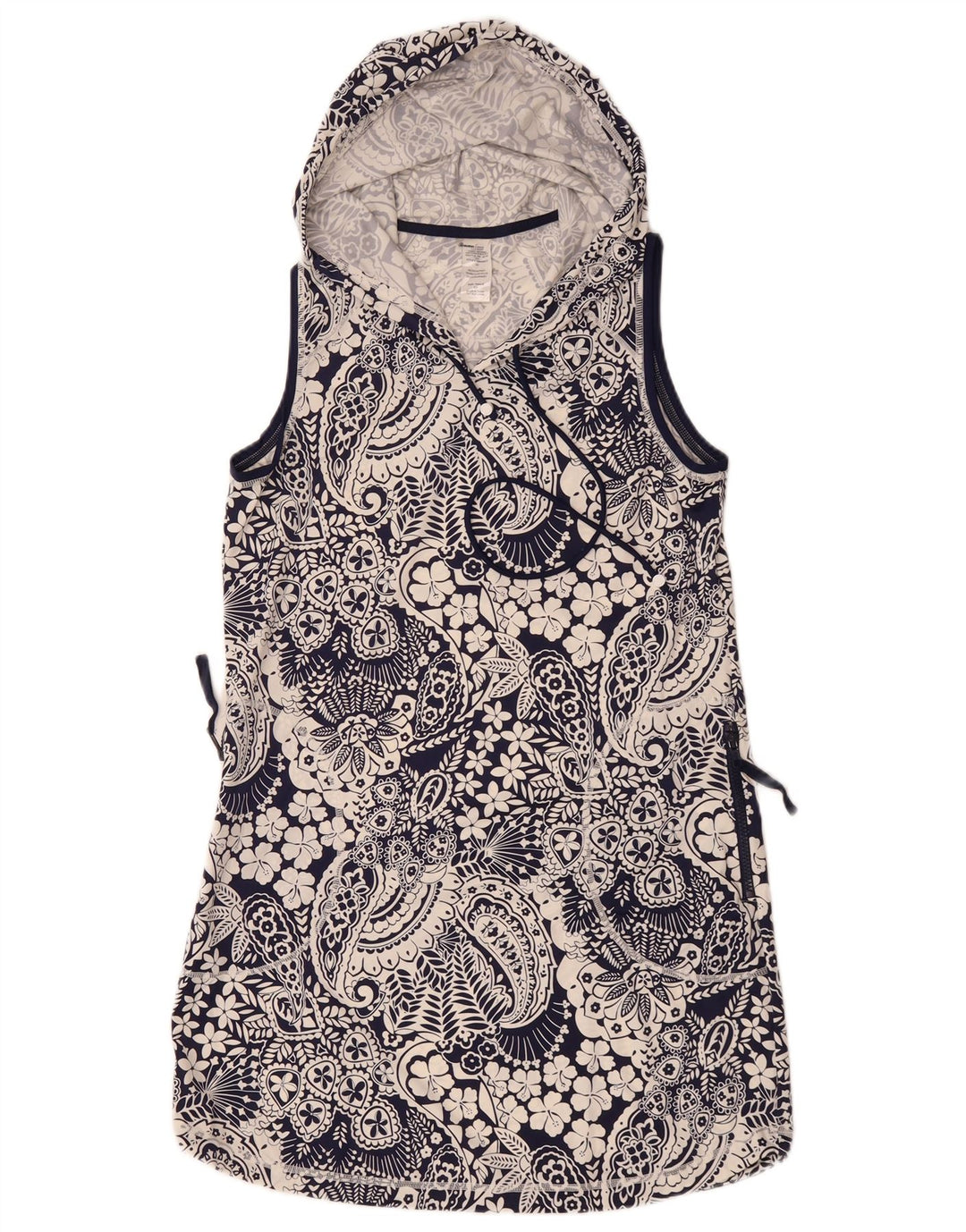 Tommy Bahama Γυναικεία Αμάνικη Μπλούζα Τοπ UK 10 Small Navy Blue Nylon