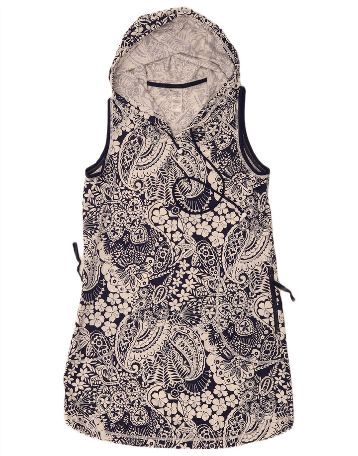 Tommy Bahama Γυναικεία Αμάνικη Μπλούζα Τοπ UK 10 Small Navy Blue Nylon