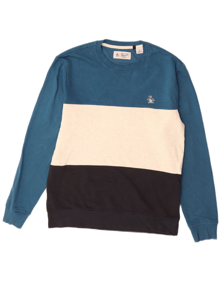 Ανδρικό φούτερ Penguin Jumper Μεσαίο πολύχρωμο βαμβακερό ριγέ