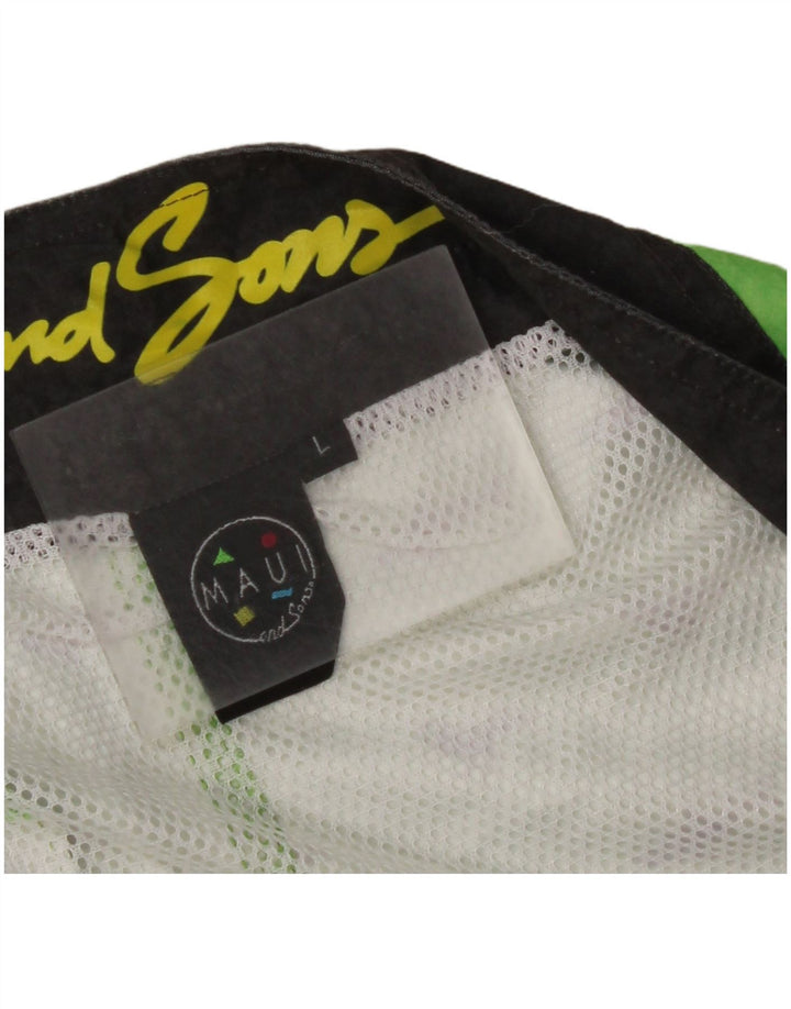 MAUI AND SONS Ανδρικό γραφικό σορτς κολύμβησης μεσαίο βαμβακερό