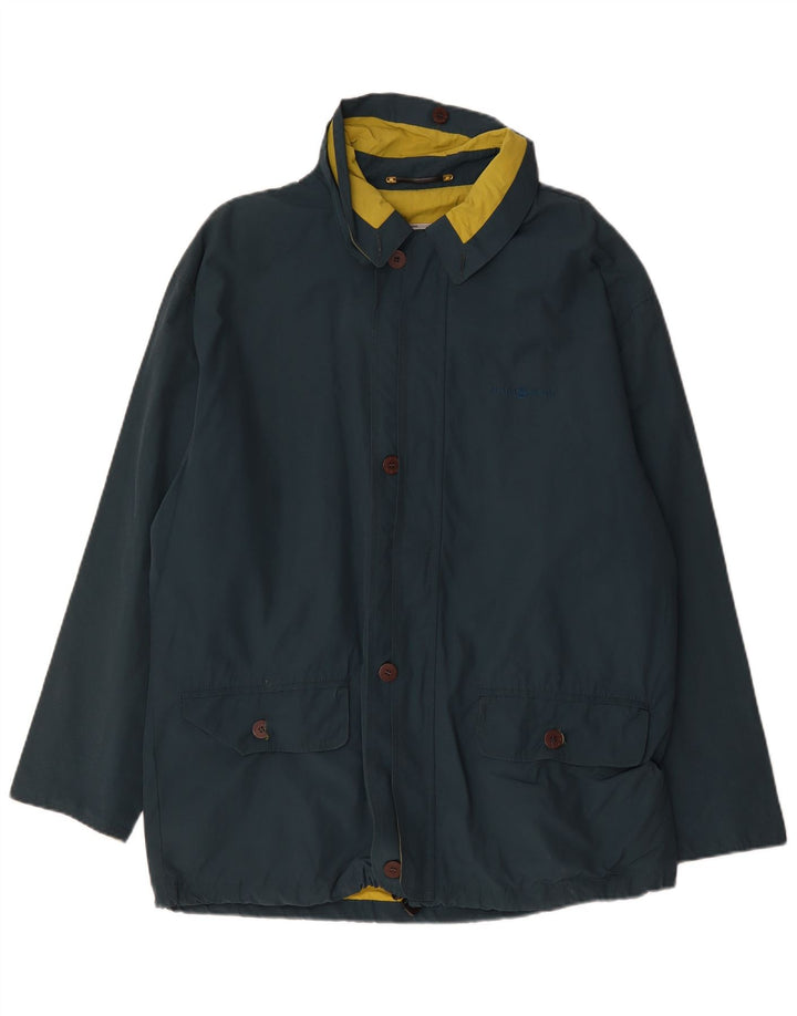 Marina Yachting Mens Utility Jacket IT 54 2XL Green Cotton