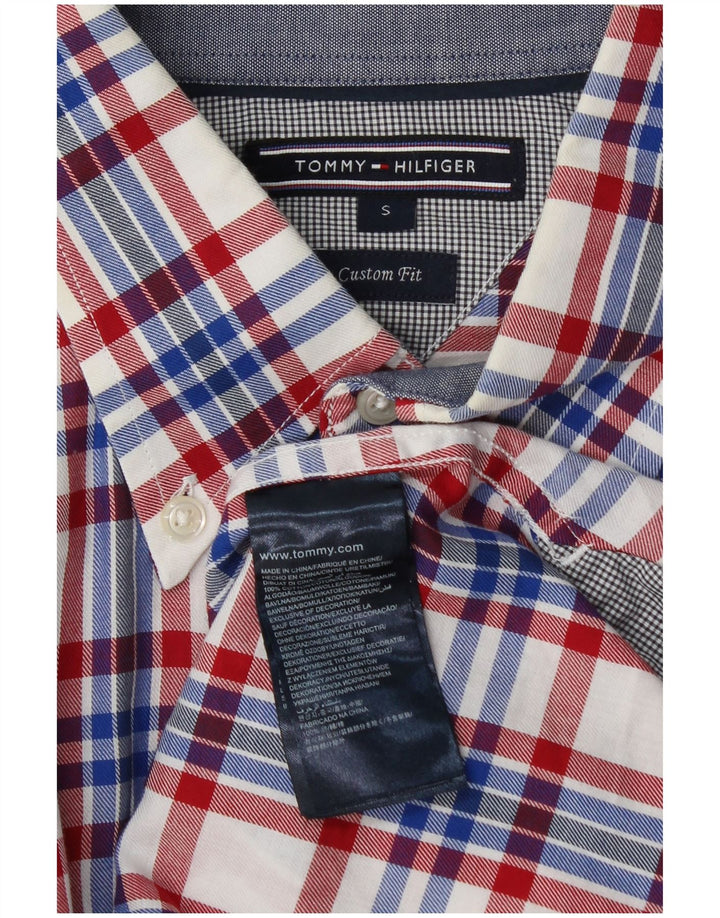 Ανδρικό πουκάμισο Tommy Hilfiger Custom Fit Μικρό πολύχρωμο βαμβακερό καρό