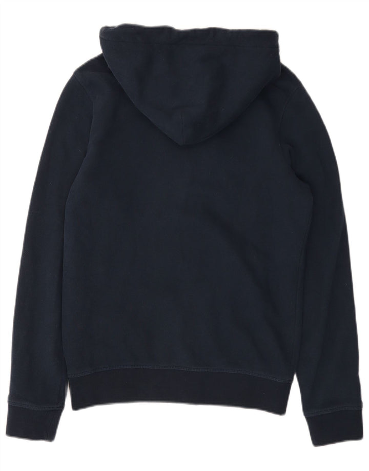 Ανδρικό πουλόβερ με κουκούλα με φερμουάρ GANT Μικρό μπλε ναυτικό βαμβακερό