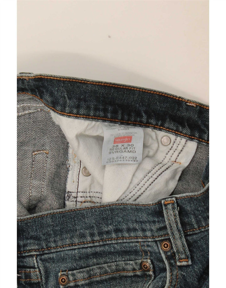 Ανδρικό τζιν ίσιο Wrangler Regular Fit W38 L30 Μπλε βαμβακερό