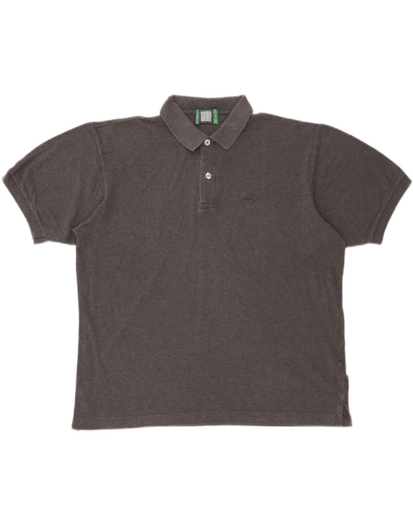 Sergio Tacchini Ανδρικό Πόλο Μπλουζάκι μεγάλο γκρι βαμβακερό