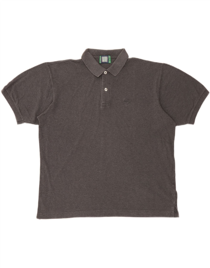 Sergio Tacchini Ανδρικό Πόλο Μπλουζάκι μεγάλο γκρι βαμβακερό