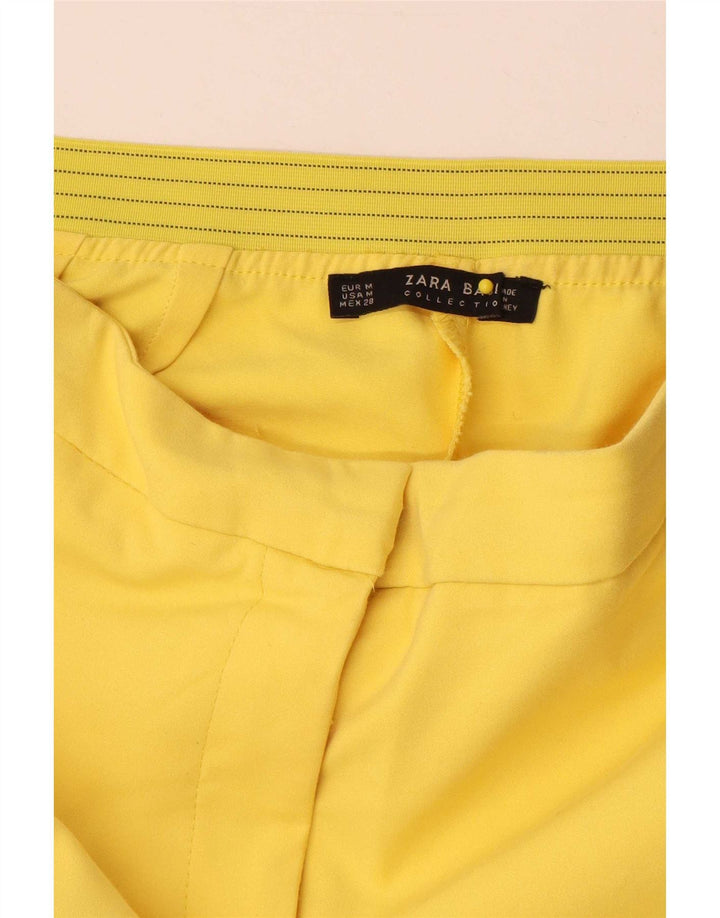 Zara Γυναικείο Slim Suit Παντελόνι Medium W28 L29 Κίτρινο