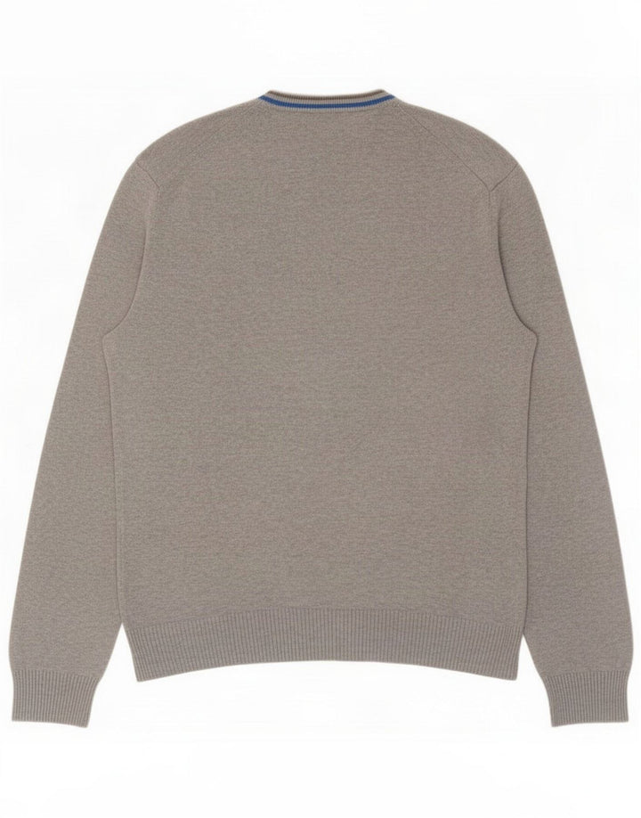 Penguin Mens Crew Neck Jumper Sweater Medium Grey