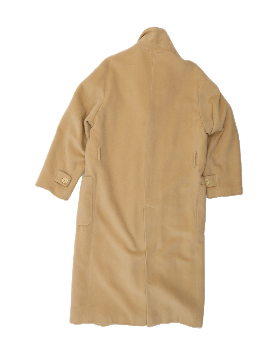 HERNO Womens Overcoat UK 16 Large Beige Wool Vintage Herno and Second-Hand Herno from Messina Hembry 