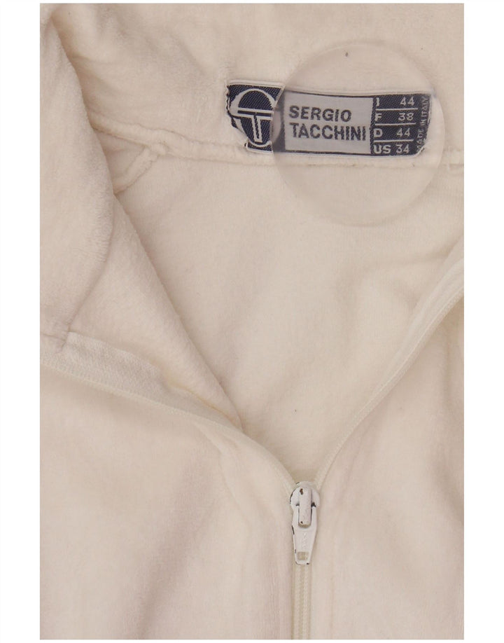 SERGIO TACCHINI Mens Tracksuit Top Jacket IT 44 XS White