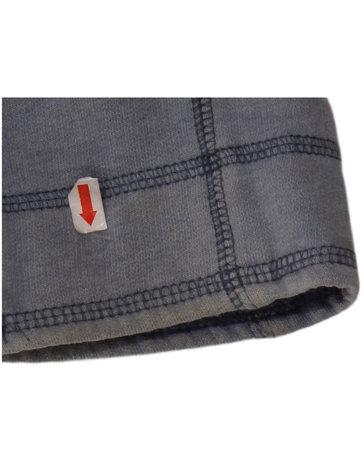 Ανδρικό φούτερ με φερμουάρ WEIRD FISH, Μπλε βαμβακερό