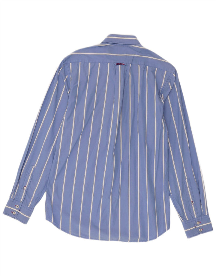 Ανδρικό πουκάμισο Crew Clothing Tailored Fit, μεσαίο μπλε βαμβακερό ριγέ