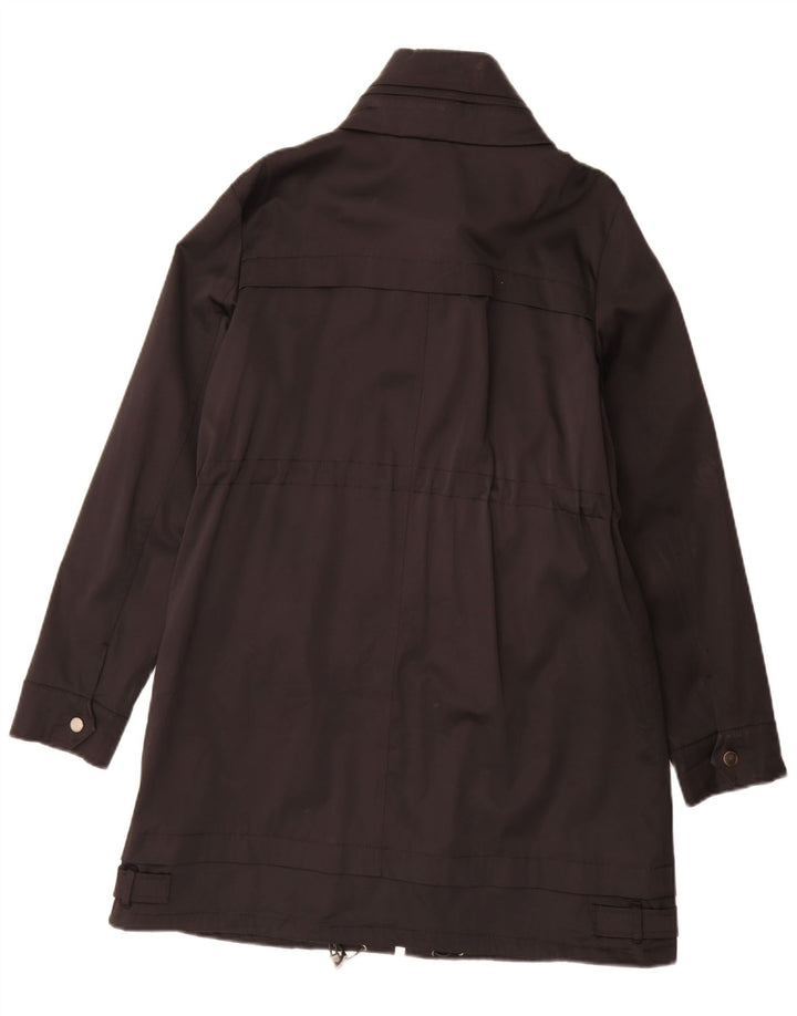 Zara Γυναικείο μπουφάν Parka με κουκούλα UK 14 Medium Black